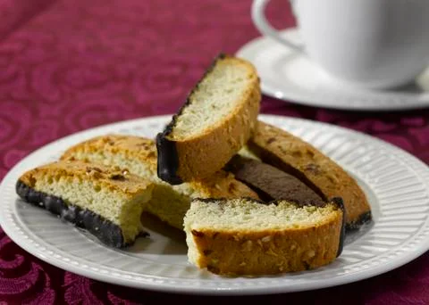 Broken Biscotti Stock Photos