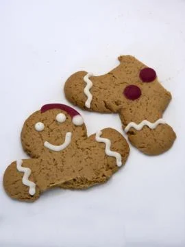 Broken Biscuit Man Stock Photos