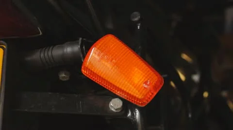 Broken blinker Video stock 11173365