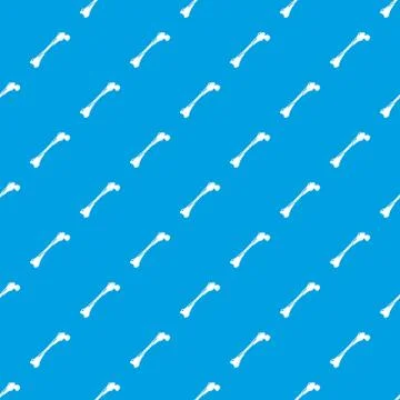Broken bone pattern vector seamless blue Illustrazione stock