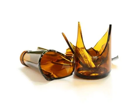 Broken bottle Stock Photos
