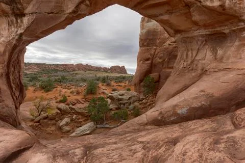 Broken Bow Arch, Utah Stock Photos
