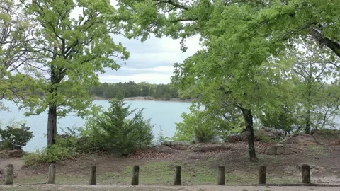 Broken Bow Lake in Oklahoma Video stock 180187605