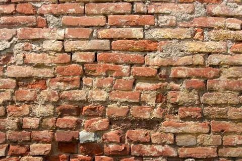 Broken Brick Wall Stock Photos