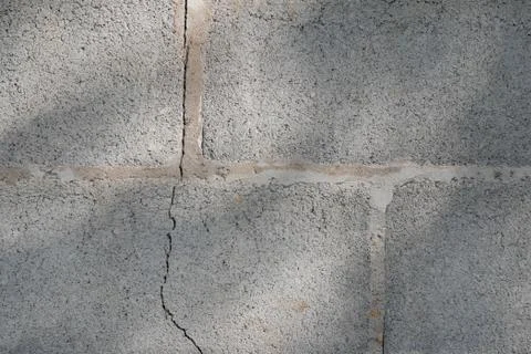 Broken bricks and no standard with sunlight Stock Photos