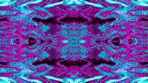 Broken Broadcast: A Distorted and Disrupted Display of Video Signals and Static Stock Footage 233635554