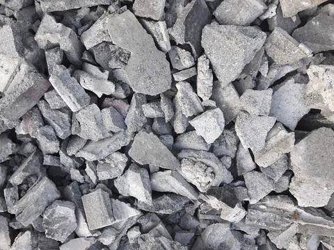 Broken building. Bricks Stock Photos