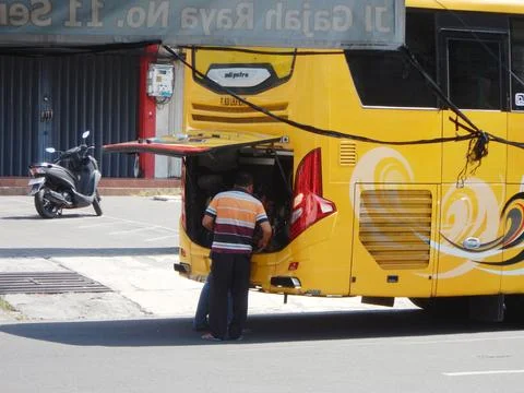 Broken bus Stock Photos