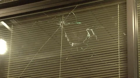 Broken business window 스톡 동영상 21220952