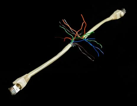 Broken cable Stock Photos