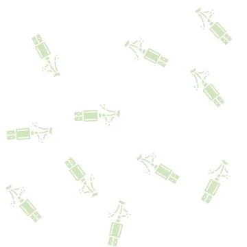Broken cable usb glyph seamless pattern Stock Illustration