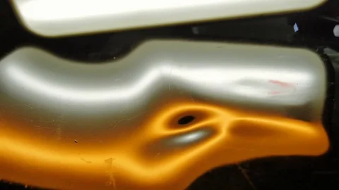 Broken car body Stock Footage 87846585