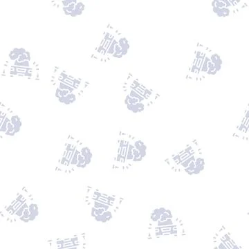 Broken car glyph seamless pattern Stock Illustration