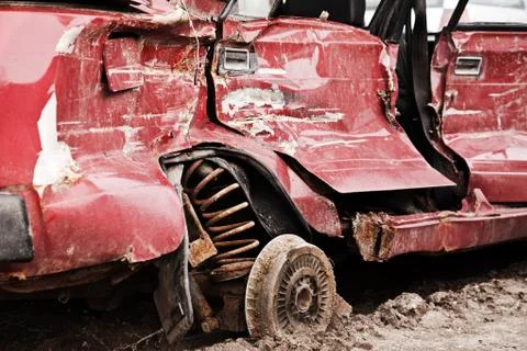 Broken car Stock Photos