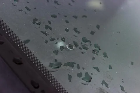 Broken car window Stock Photos