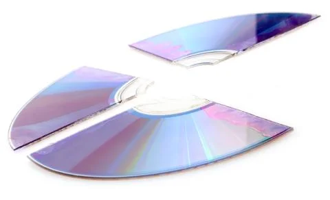 Broken cd Stock Photos