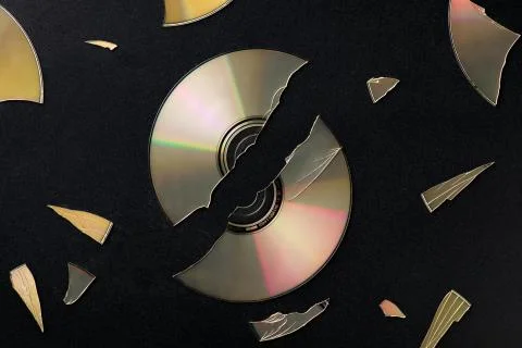Broken CD Stock Photos