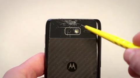 Broken cell phone Vidéo 40340592