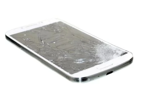 Broken cell phone Stock Photos