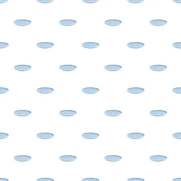 Broken ceramic plates forming seamless pattern background Stock Illustration