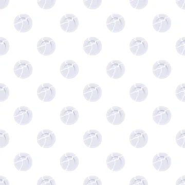 Broken ceramic plates representing fragility seamless pattern Stock Illustration