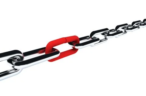 Broken chain Stock Illustration