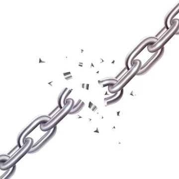 Broken Chain Illustration イラスト素材
