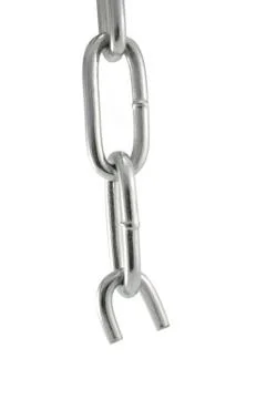 Broken chain isolated Stock Photos