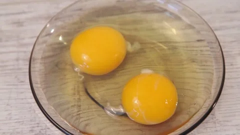 BROKEN CHICKEN EGG 2 Stock Footage 155411643