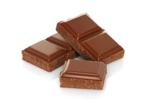 Broken chocolate bar. Stock Photos