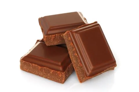 Broken chocolate bar. Stock Photos