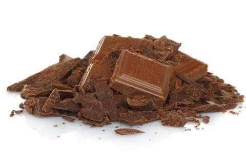 Broken chocolate bar. Stock Photos