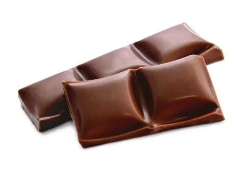 Broken chocolate bar Stock-Fotos