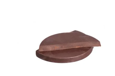 Broken  chocolate bars Foto stock