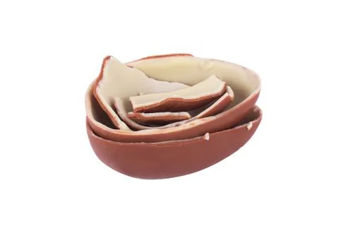 Broken Chocolate Egg Stock-Fotos