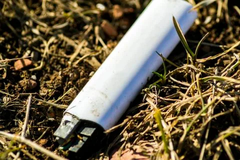 Broken Cigarette lighter Foto stock