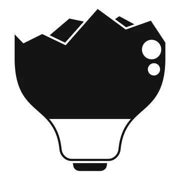 Broken coconut shell icon for tropical food concepts 스톡 일러스트