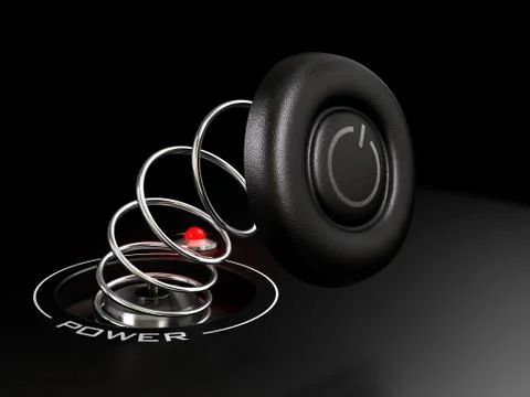 Broken computer concept Illustrazione stock