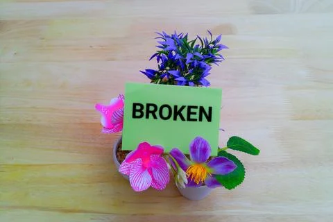 Broken concept  Stock Photos