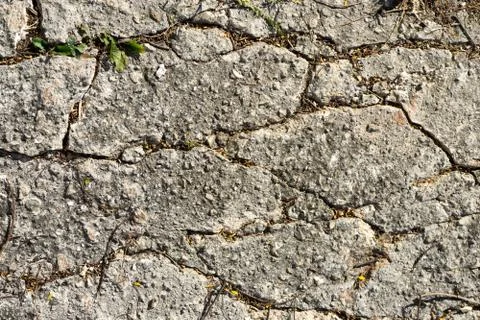 Broken concrete Stock Photos