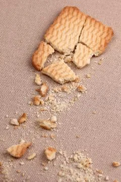 Broken cookie Stock Photos