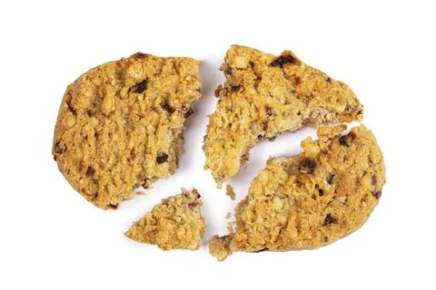Broken cookie Stock Photos