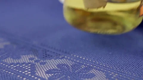 Broken cork in wine bottle 2 Stock Footage 72471447