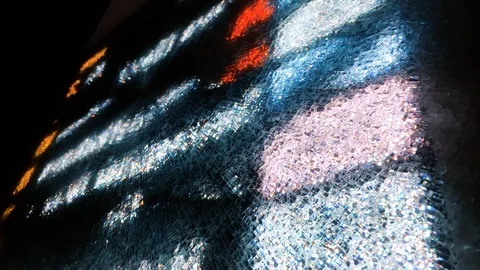 Broken cracked digital display board screen Stock Footage 101646075