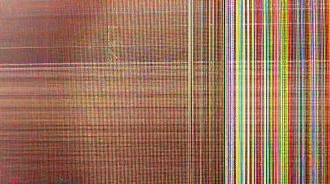 Broken Cracked LCD Screen Stock Footage 591893