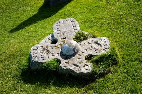 Broken cross Stock Photos