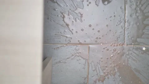 Broken cup in to small fragments, breaking in slow motion Stock Footage 229184176