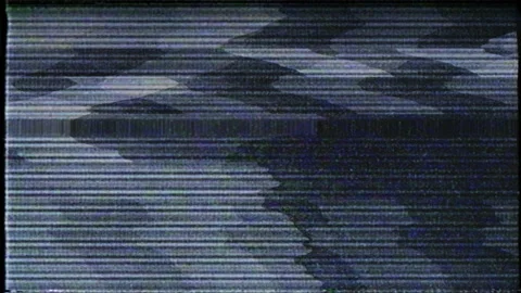 Broken damaged analog tv screen background Vídeos de archivo 147687977