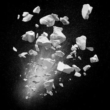 Broken debris Stock Photos