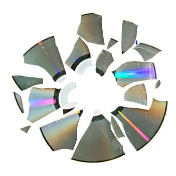 Broken disc Stock Photos